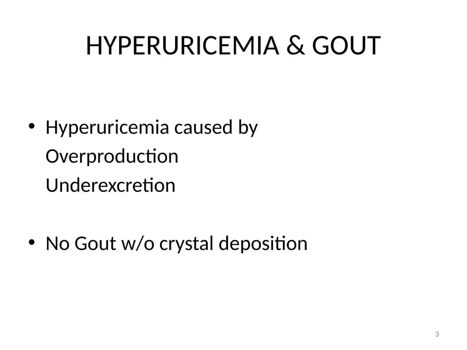 GOUT 3