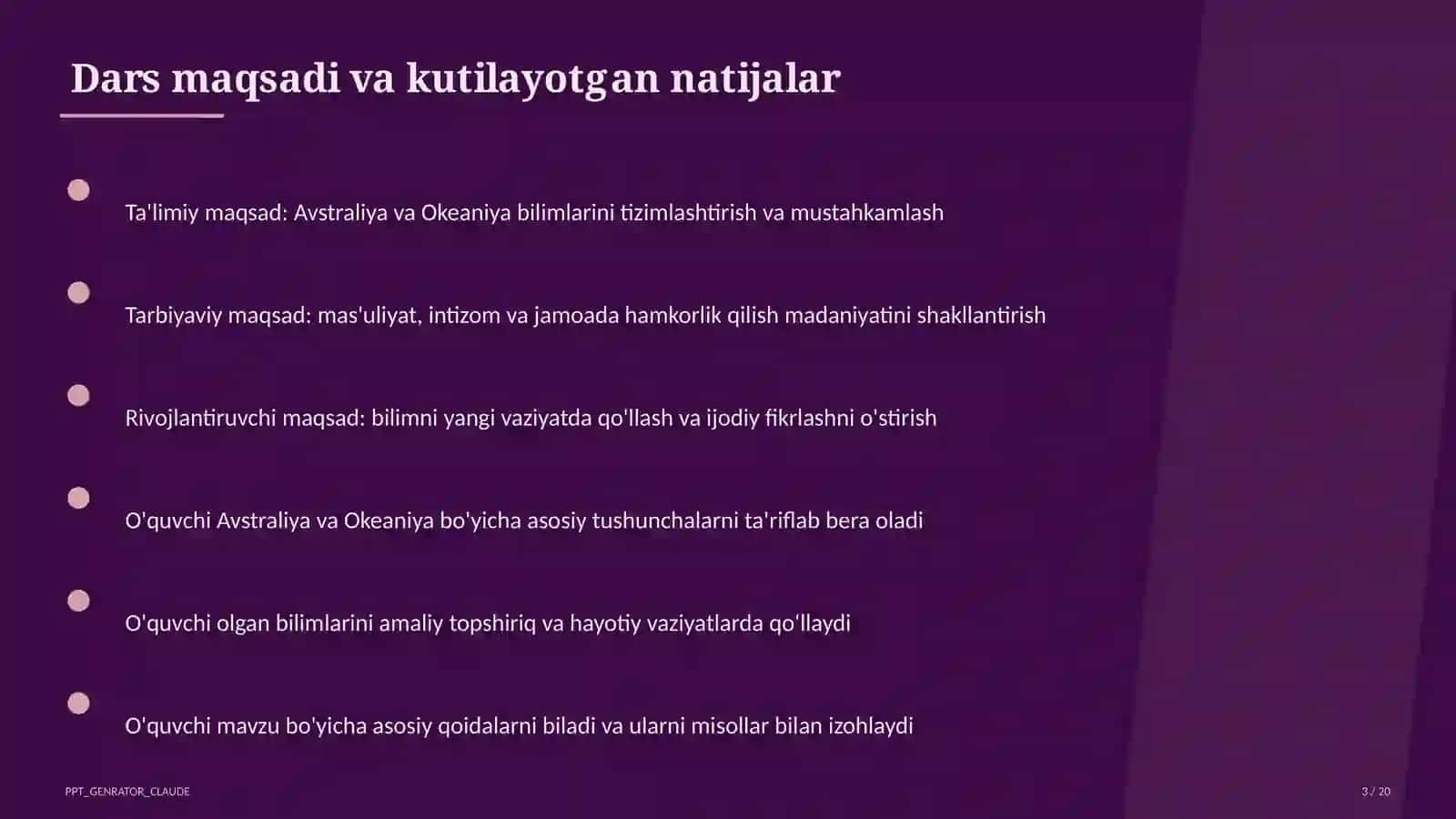 Avstraliya va Okeaniya (7-sinf) 3