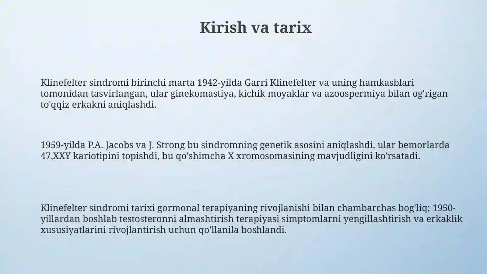 Klinefelter sindromi: Asosiy tushunchalar va etiologiya 3