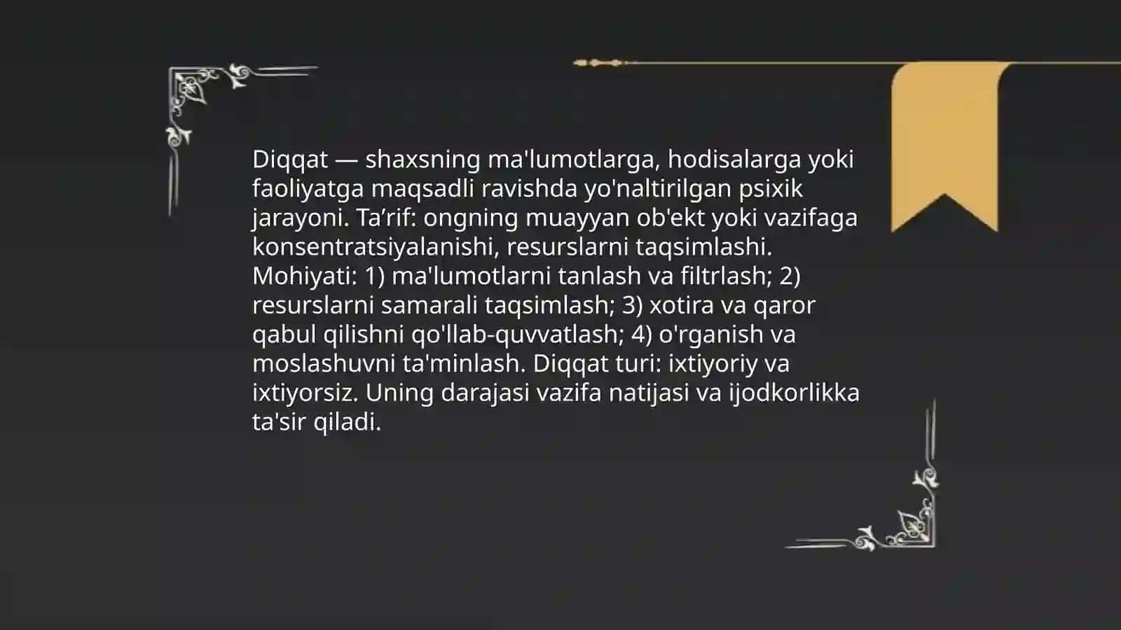 Diqqat nima 3