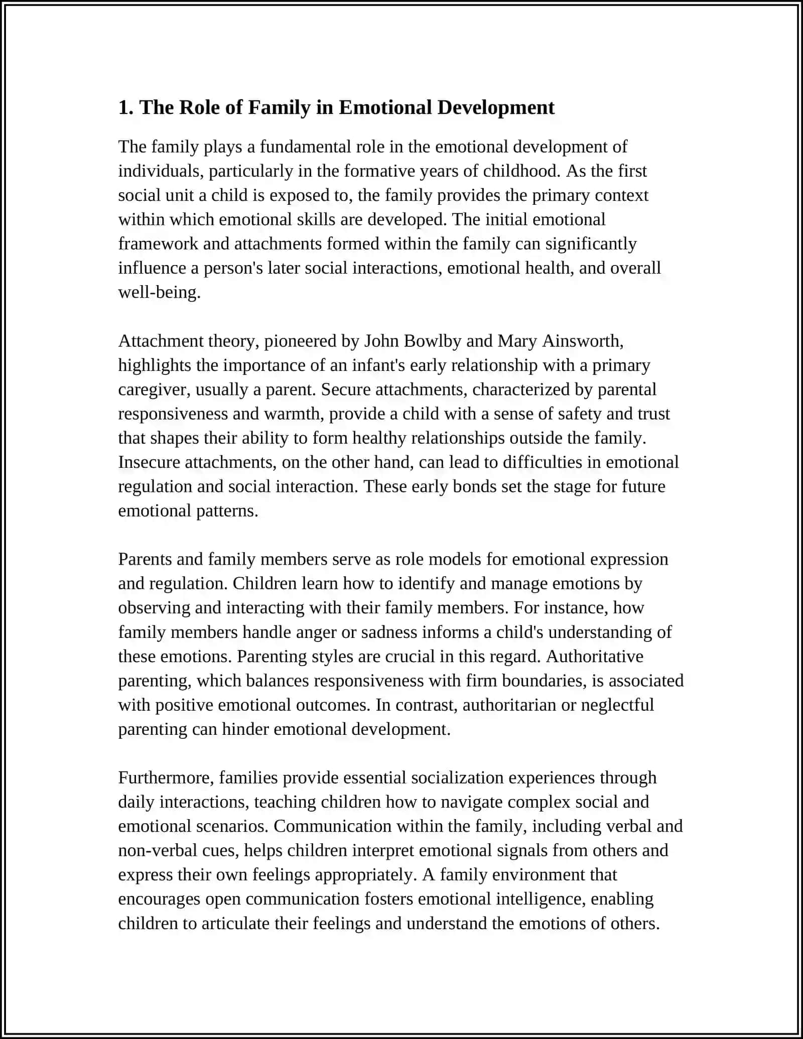 MUSTAQIL ISH: FAMILY AS AN ESSENTIAL PART OF HUMAN LIFE 3