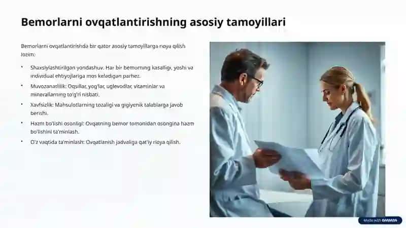 Tibbiy ovqatlanishning ahamiyati 3