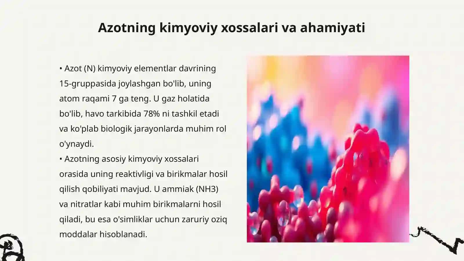 Azot va Mishyakning Kimyoviy Xossalari 3