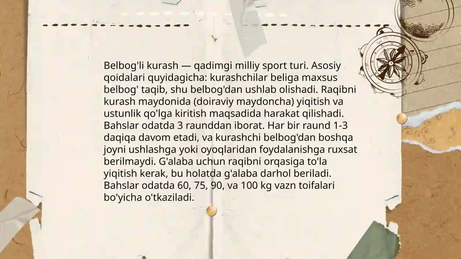 Belbogli kurashning tehnikasi va taktikasi 3