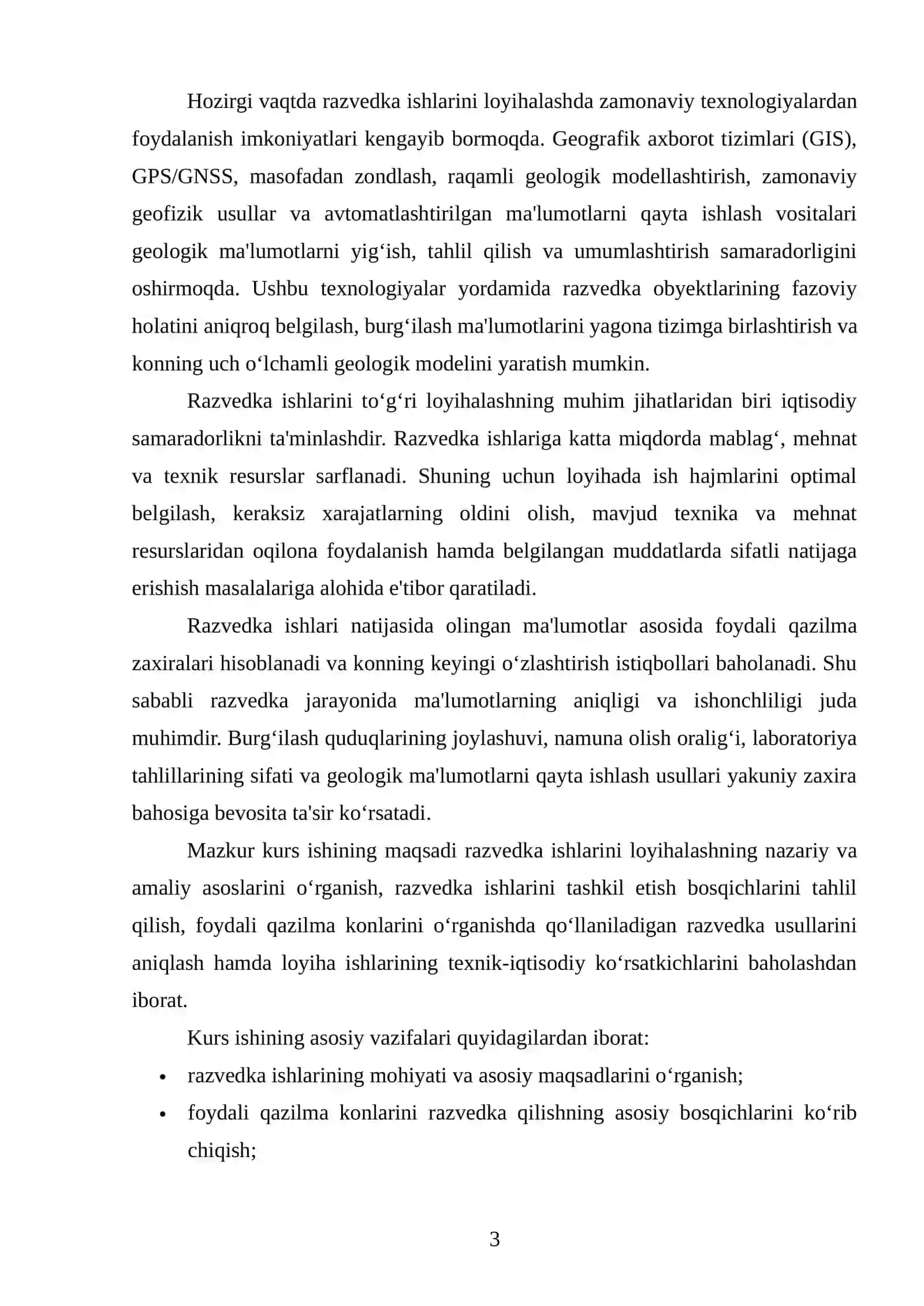 Razvedka ishlarini loyihalash 3