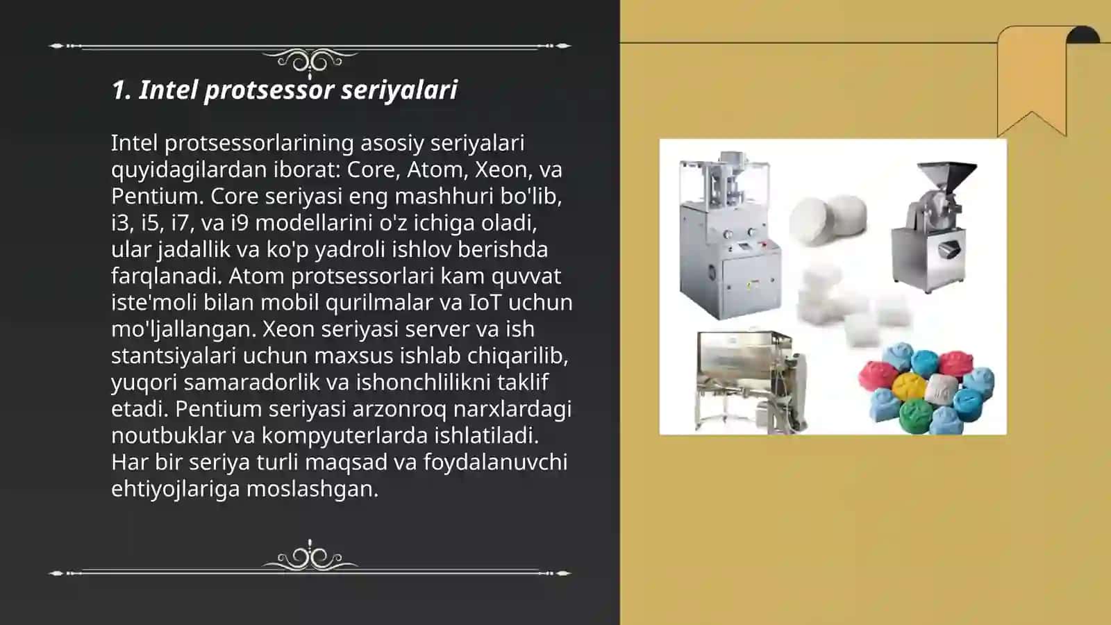 Intel protsessor seriyalari 3