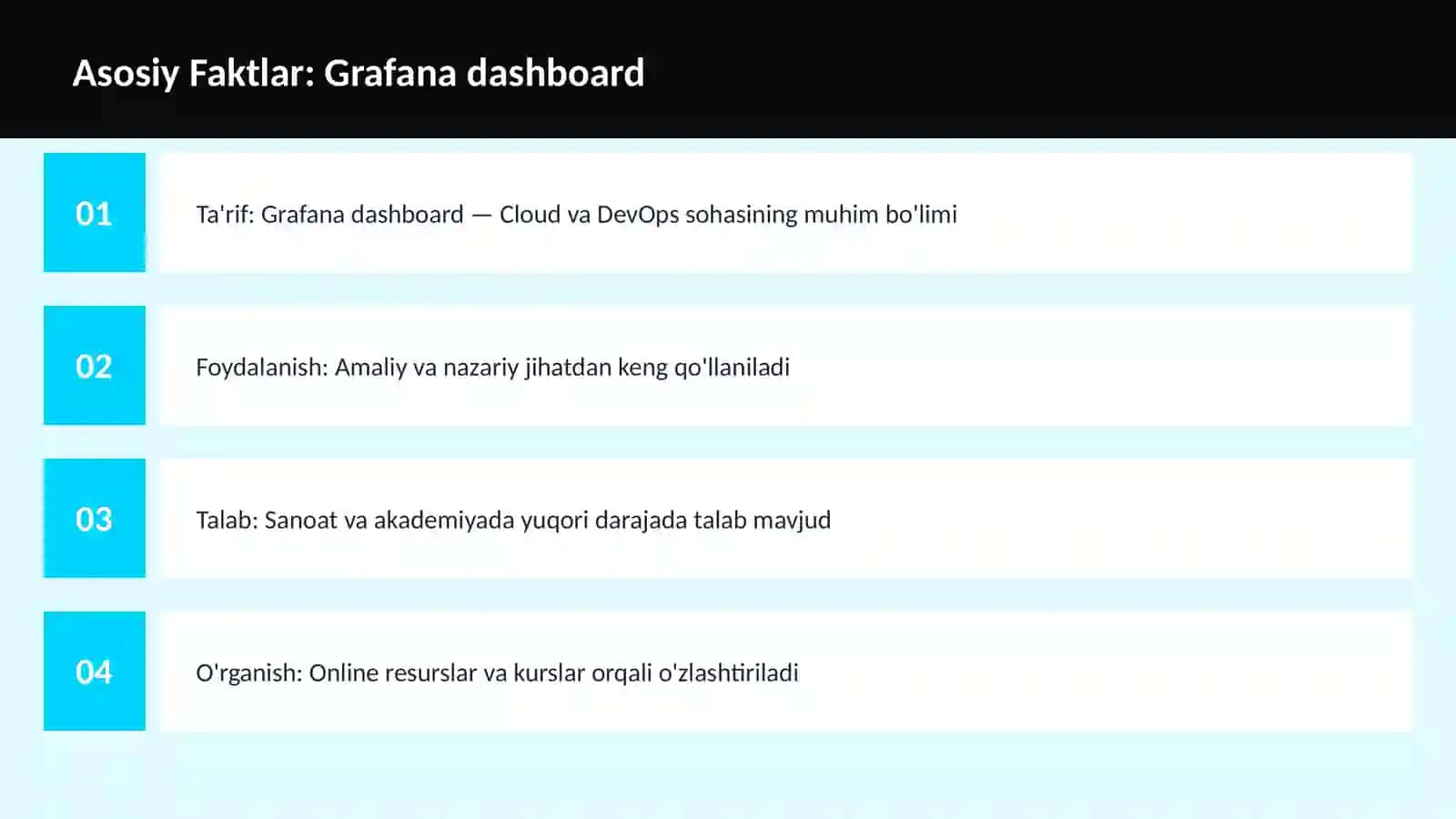 Grafana dashboard 3