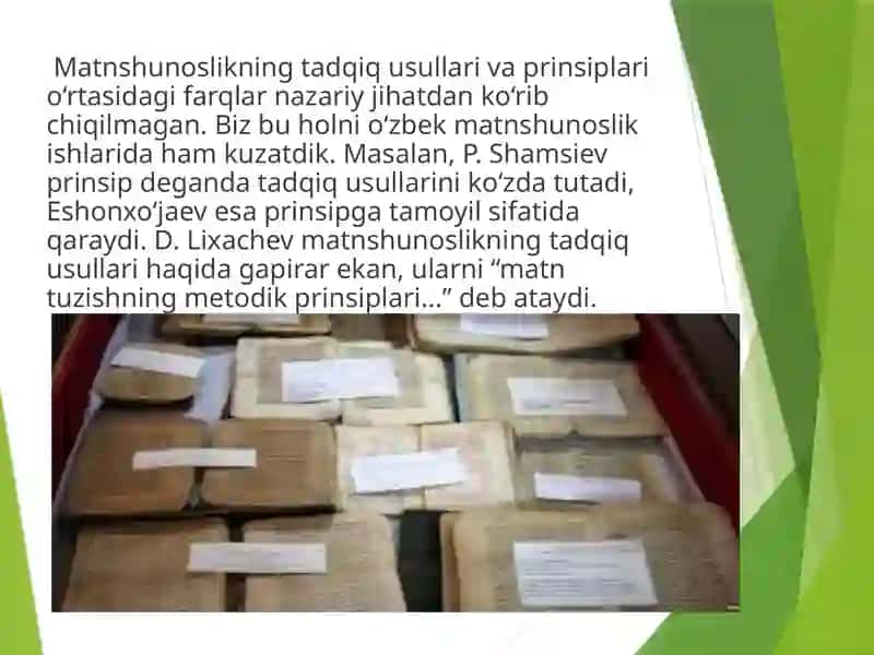 Matntuzish: matnshakllari va ularni tuzish prinsiplari 3