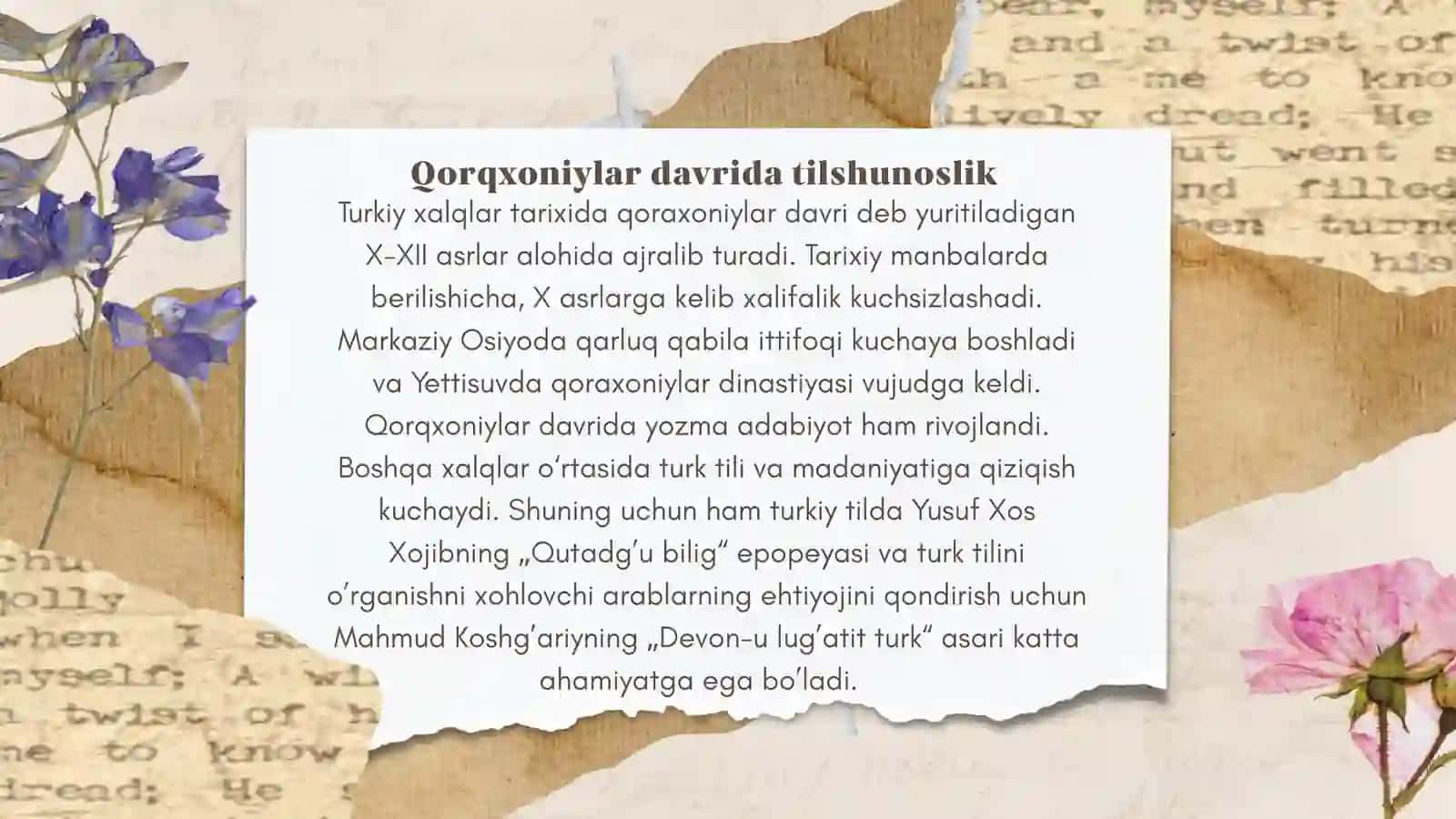 Mahmod Koshg’ariy - „Devon-u lug‘atit turk“ asari 3
