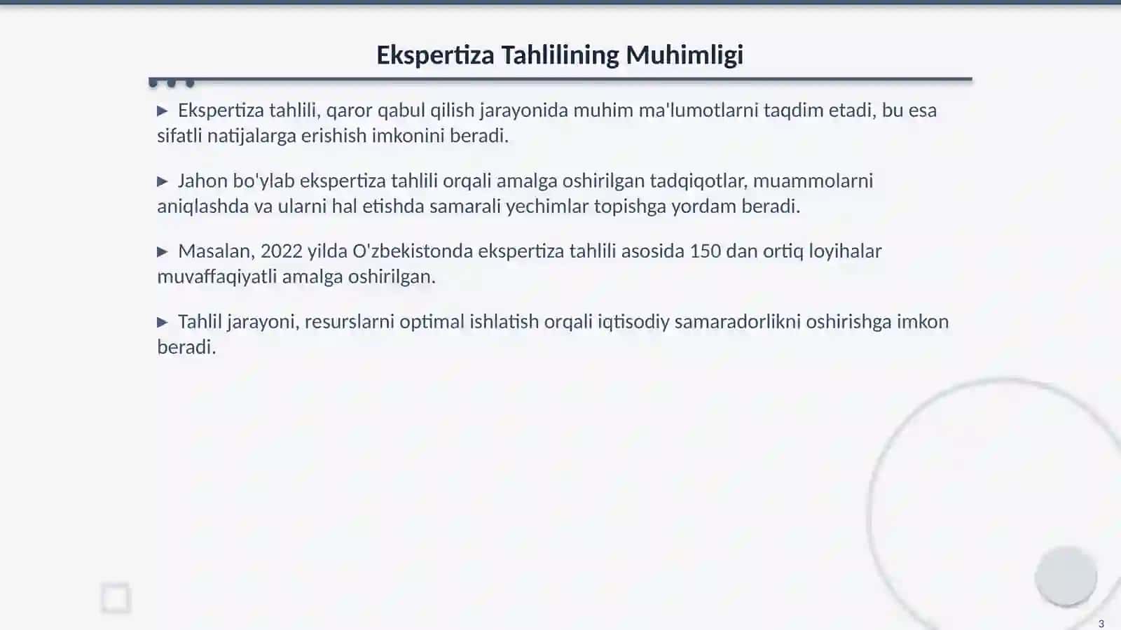 Ekspertizani Tahlil Qilish: Asosiy Tamoyillar va Amaliyot 3