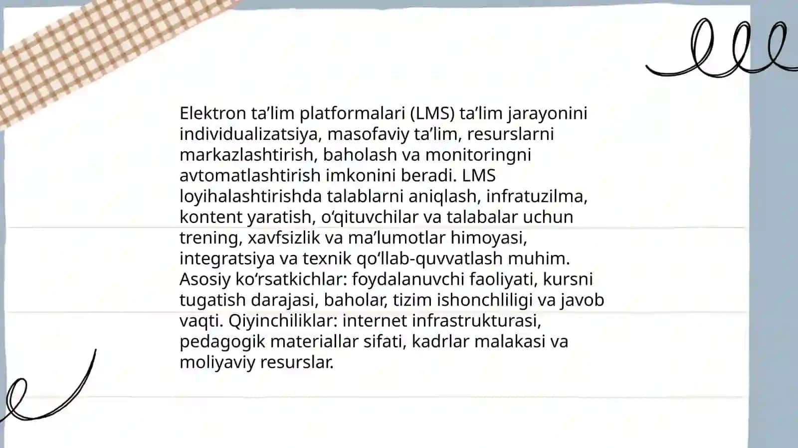 Axborot kommunikatsion texnalogiyalarini ta’lim sohasi, ishlab chiqarish va tibbiyotga tadbiq etish 3
