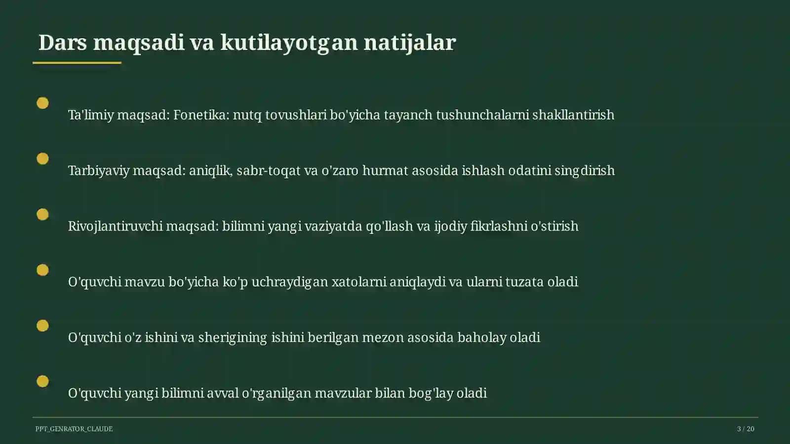 Fonetika: nutq tovushlari (5-sinf) 3