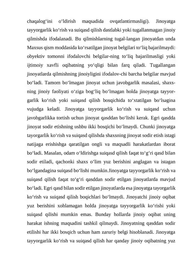 Jinoyatga tayyorgarlik ko’rish 3