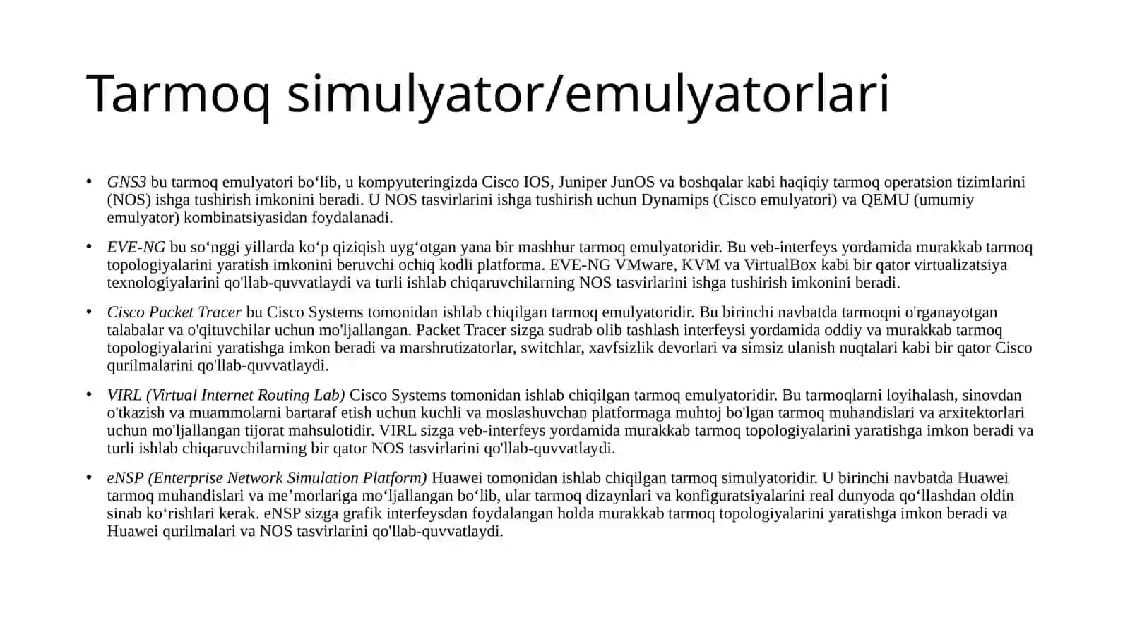 Tarmoqnio’rganishvositalari 3