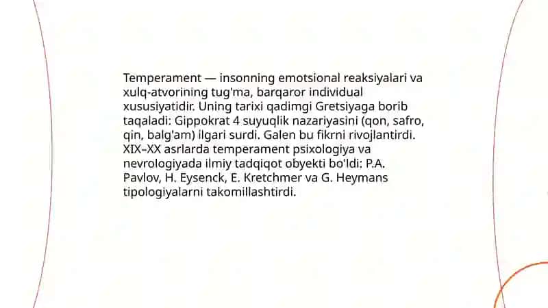 Temperament 3