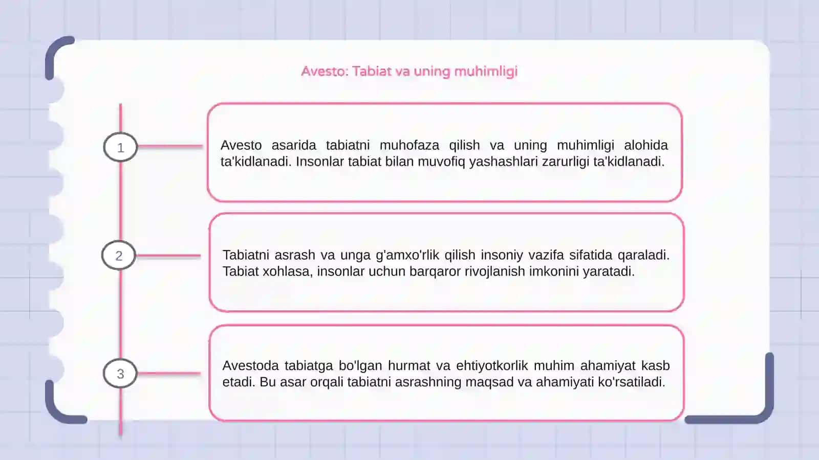 "Avesto"da tabiatni asrash haqida fikr va mulohazalar 3