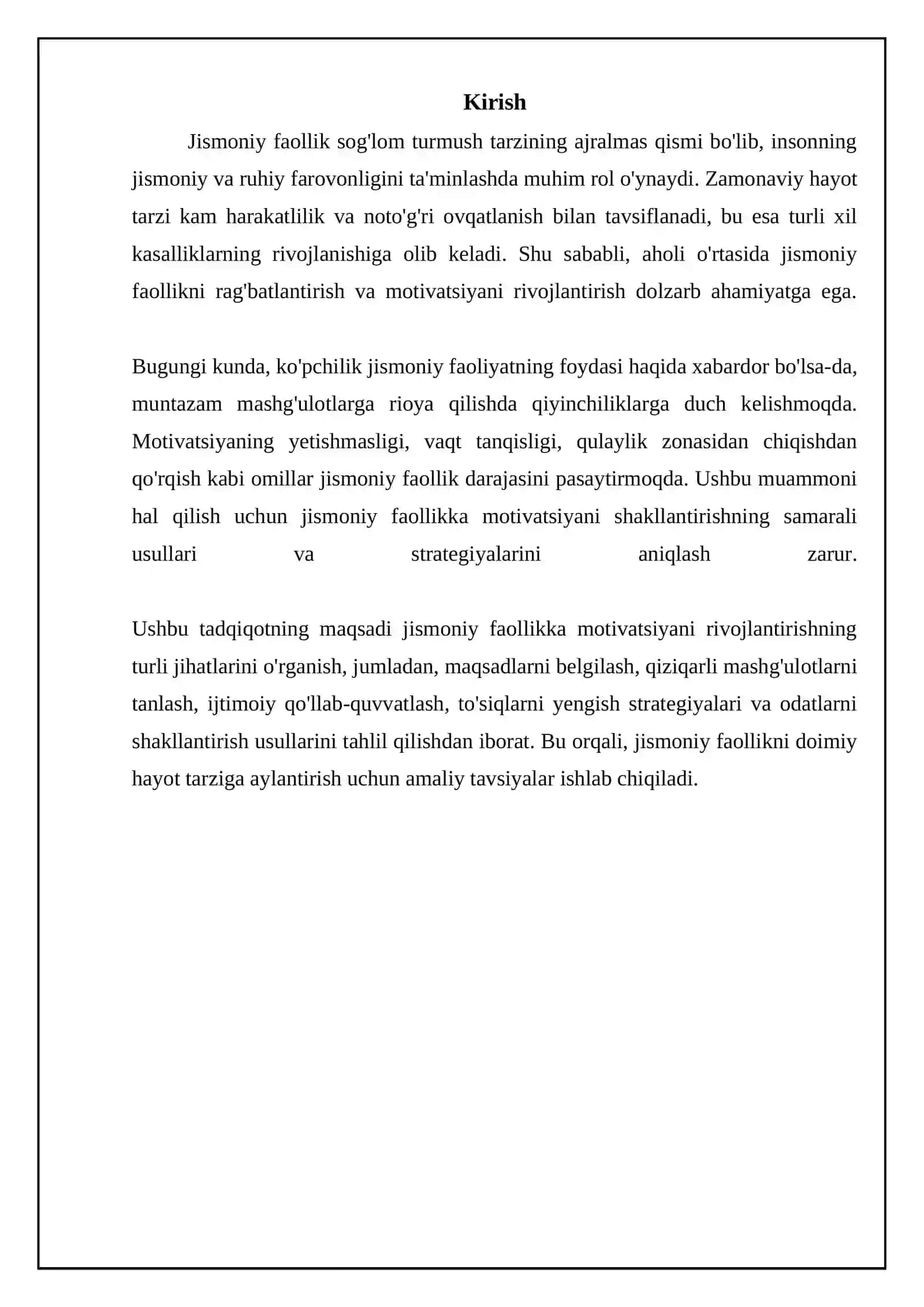 Jismoniy faollikka motivatsiya asoslari 3