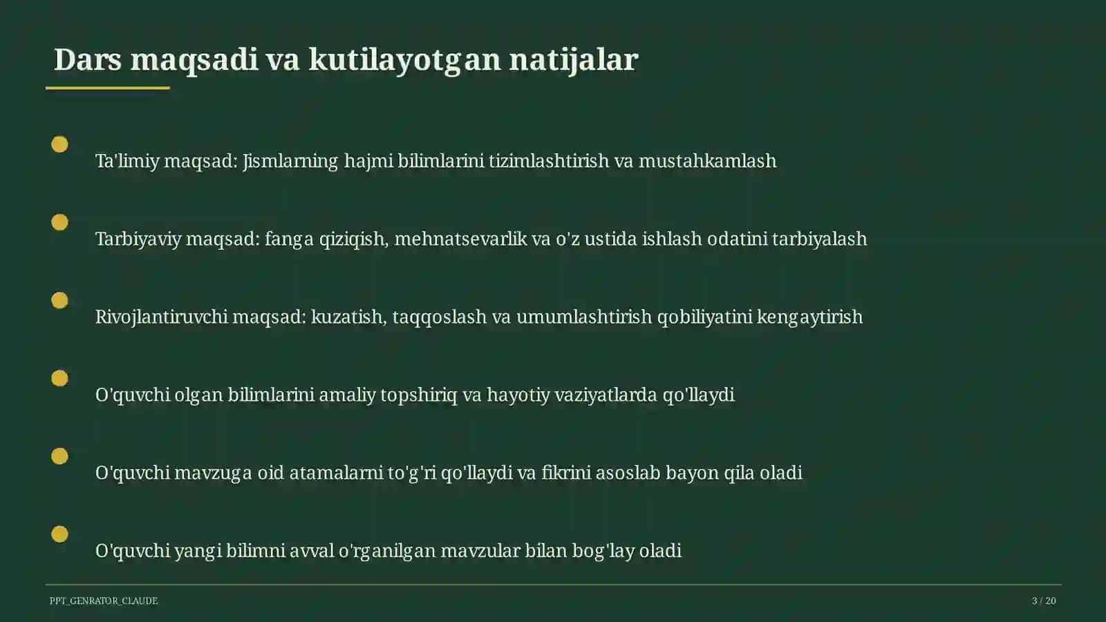 Geometriya (7–11) — metodik birlashma uchun 3