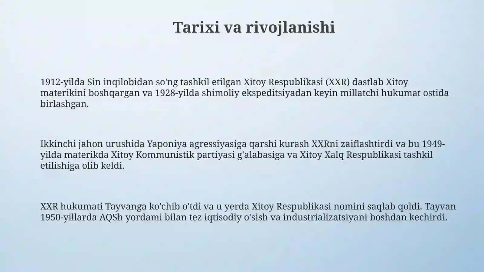 Xitoy Respublikasi 3