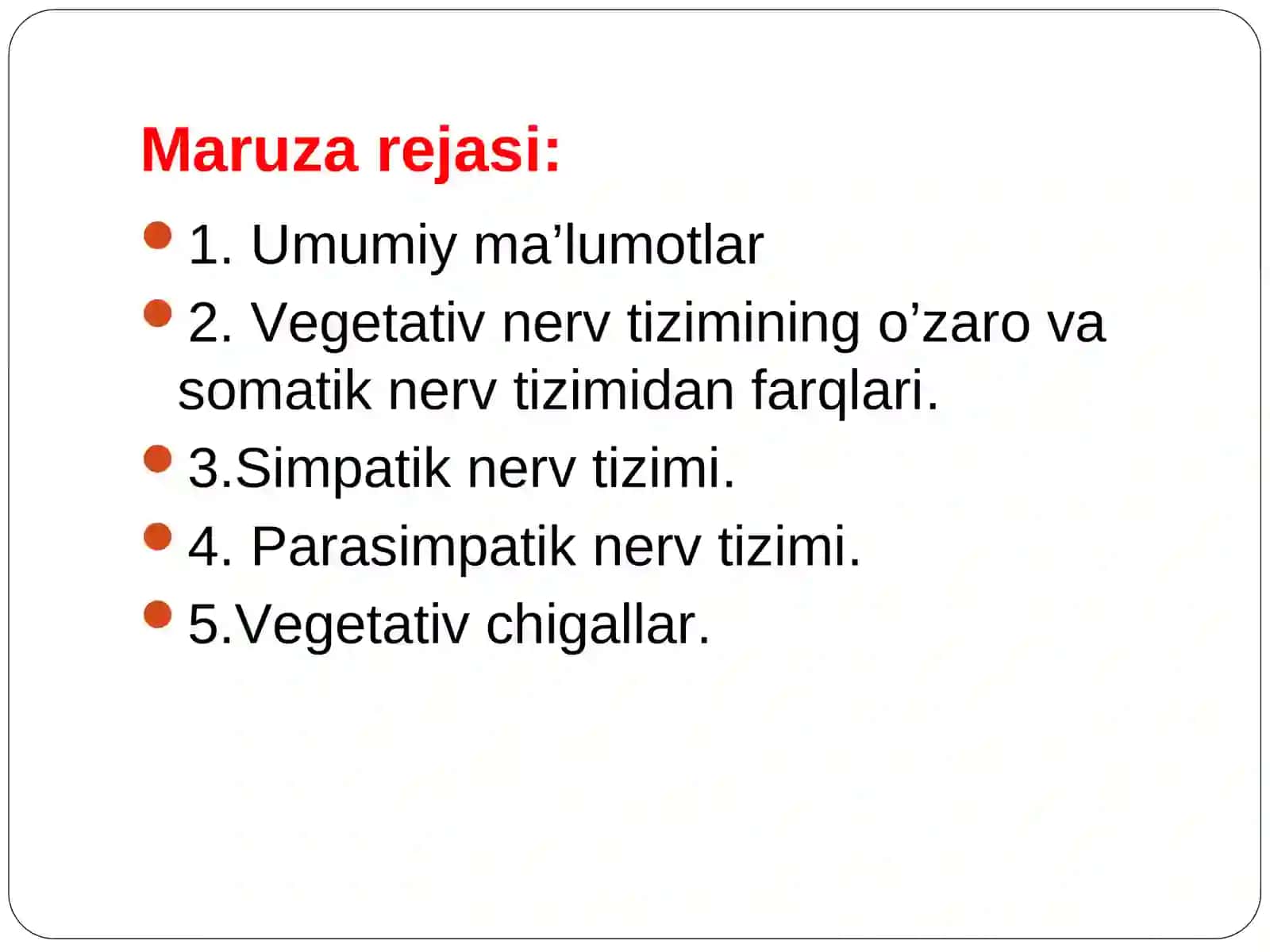 VEGETATIV NERV TIZIMINING VAZIFAVIY ANATOMIYASI VA YOSHGA QARAB O’ZGARISHI 3