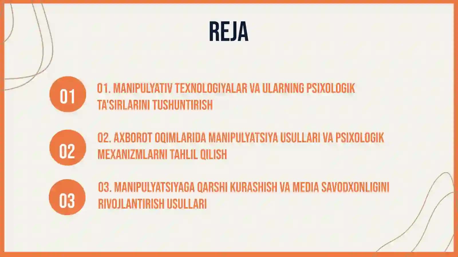 Televideniyedagi axborot oqimlari:manipulyativ texnologiyalar va ularning psixologik mexanizmlari. 3