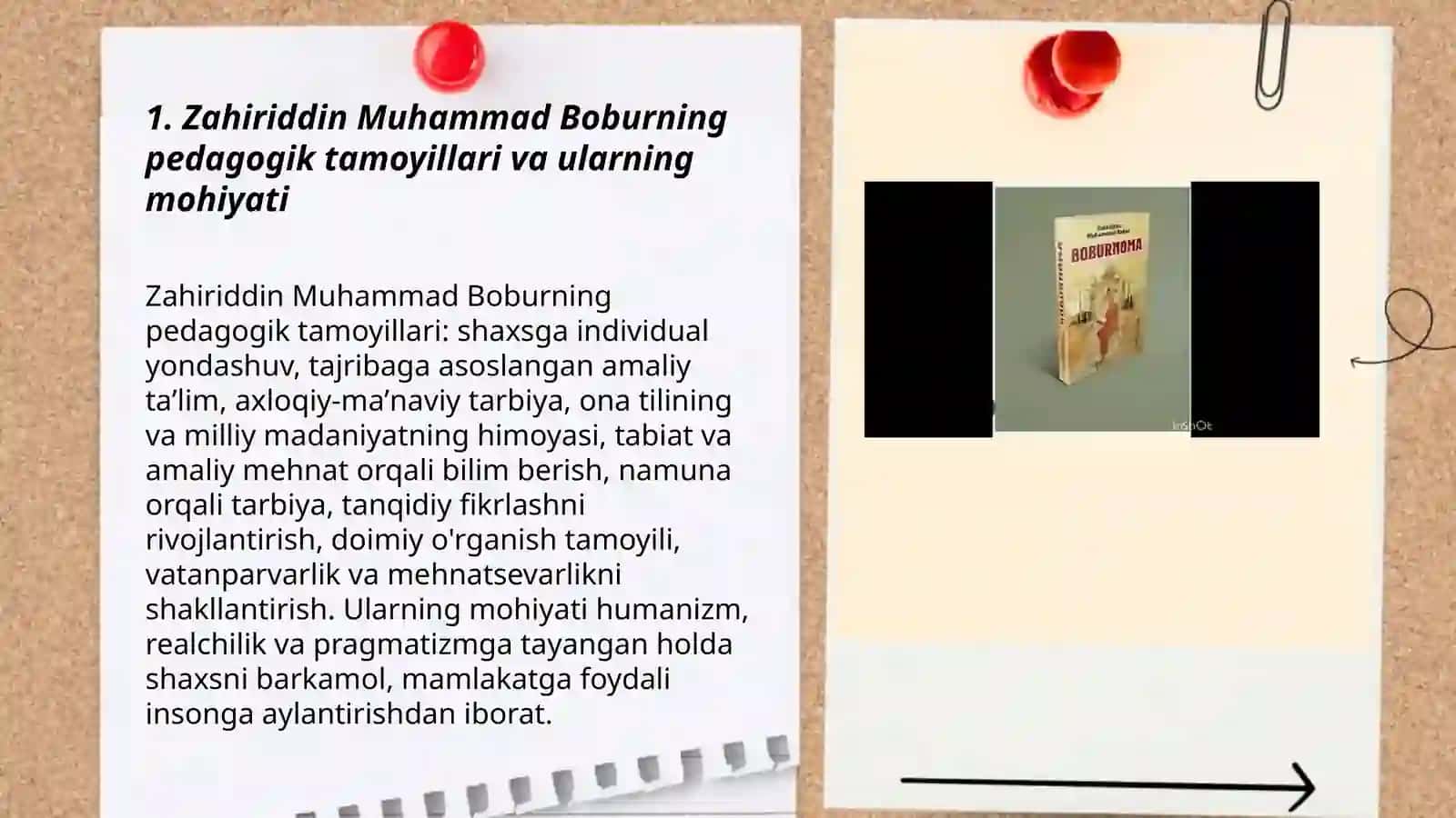 Zahiriddin Muhammad Boburning pedagogik gʻoyalari va maʼrifatparvarlik xizmatlari 3