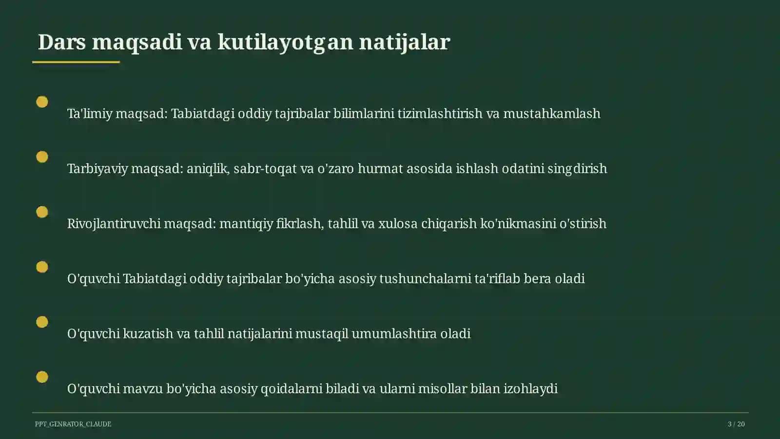 Tabiatdagi oddiy tajribalar (4-sinf) 3