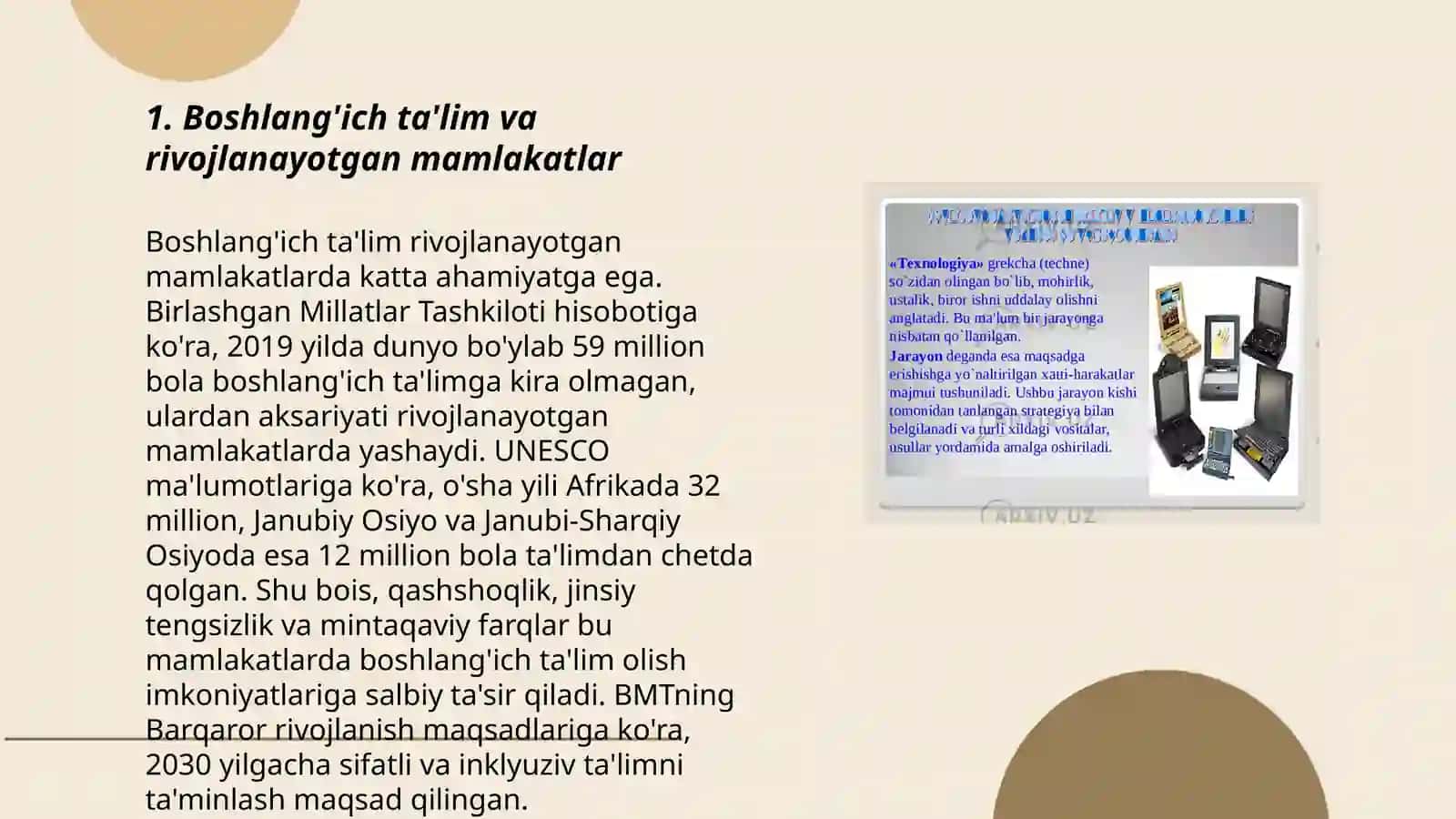 Rivojlangan Mamlakatlarda Ōquv Topshiriqlariga Beriladigan E’tibor va Ularning Turlari 3