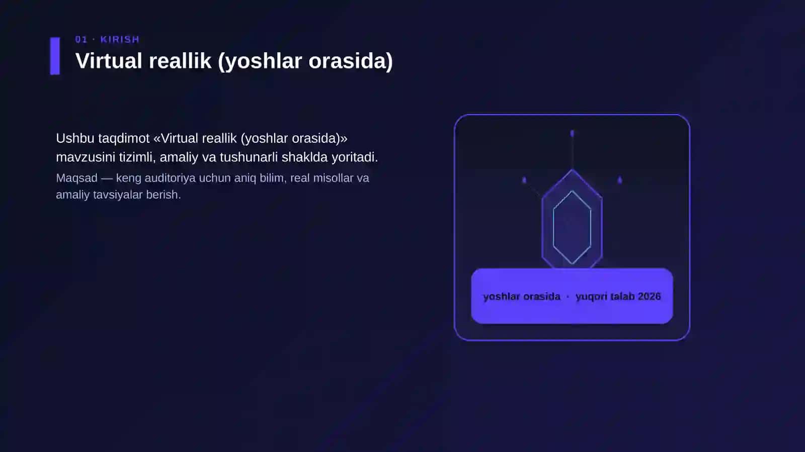 Virtual reallik (yoshlar orasida) 3