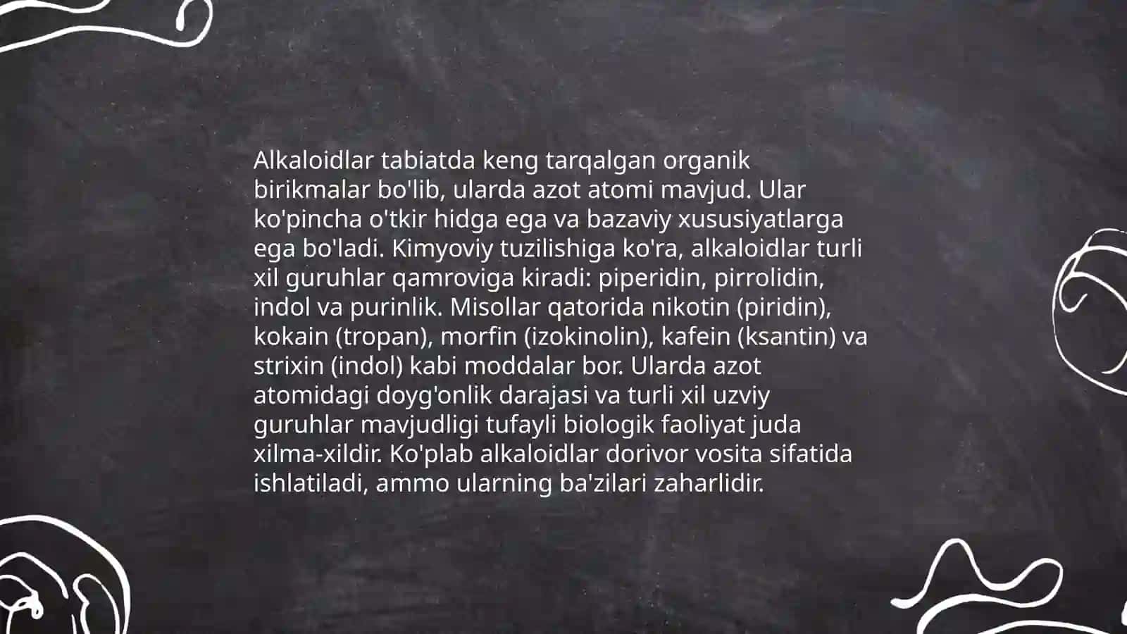 Alkoloidlar va glikozidlar 3