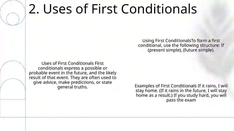 First Conditionals 3