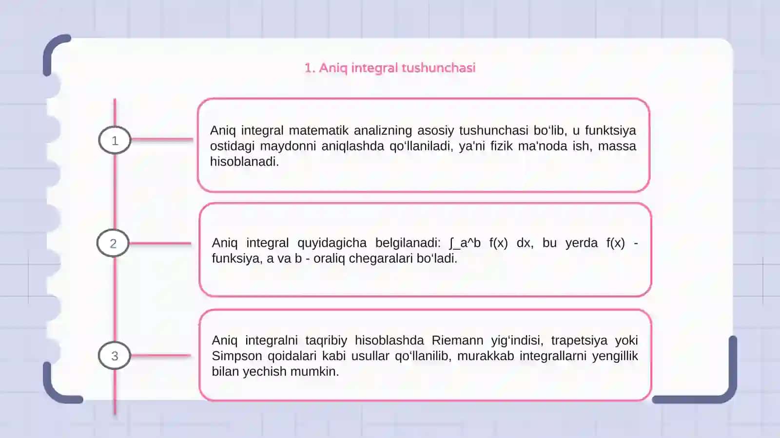 Aniq integral 3