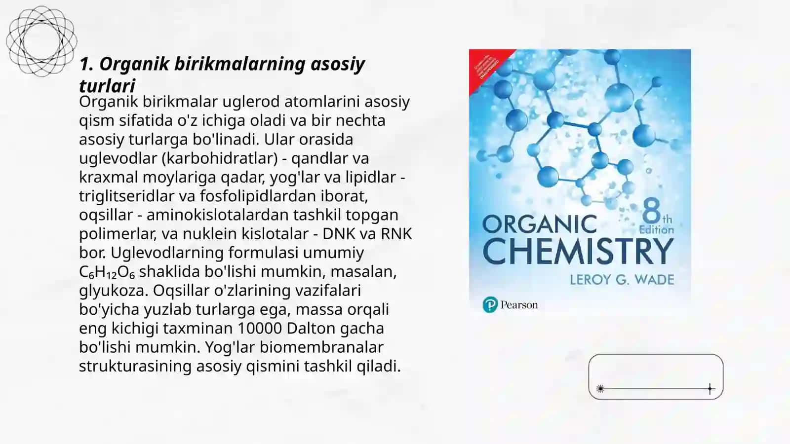 Organik kimyoga kirish 3