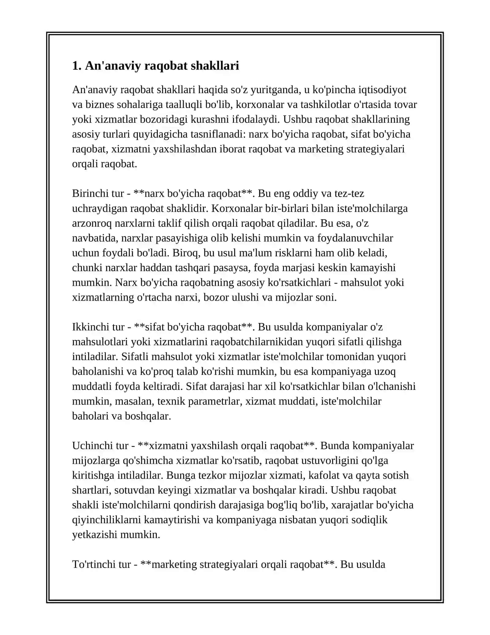 RAQOBAT KURASHINING SHAKLLARI VA USULLARI 3