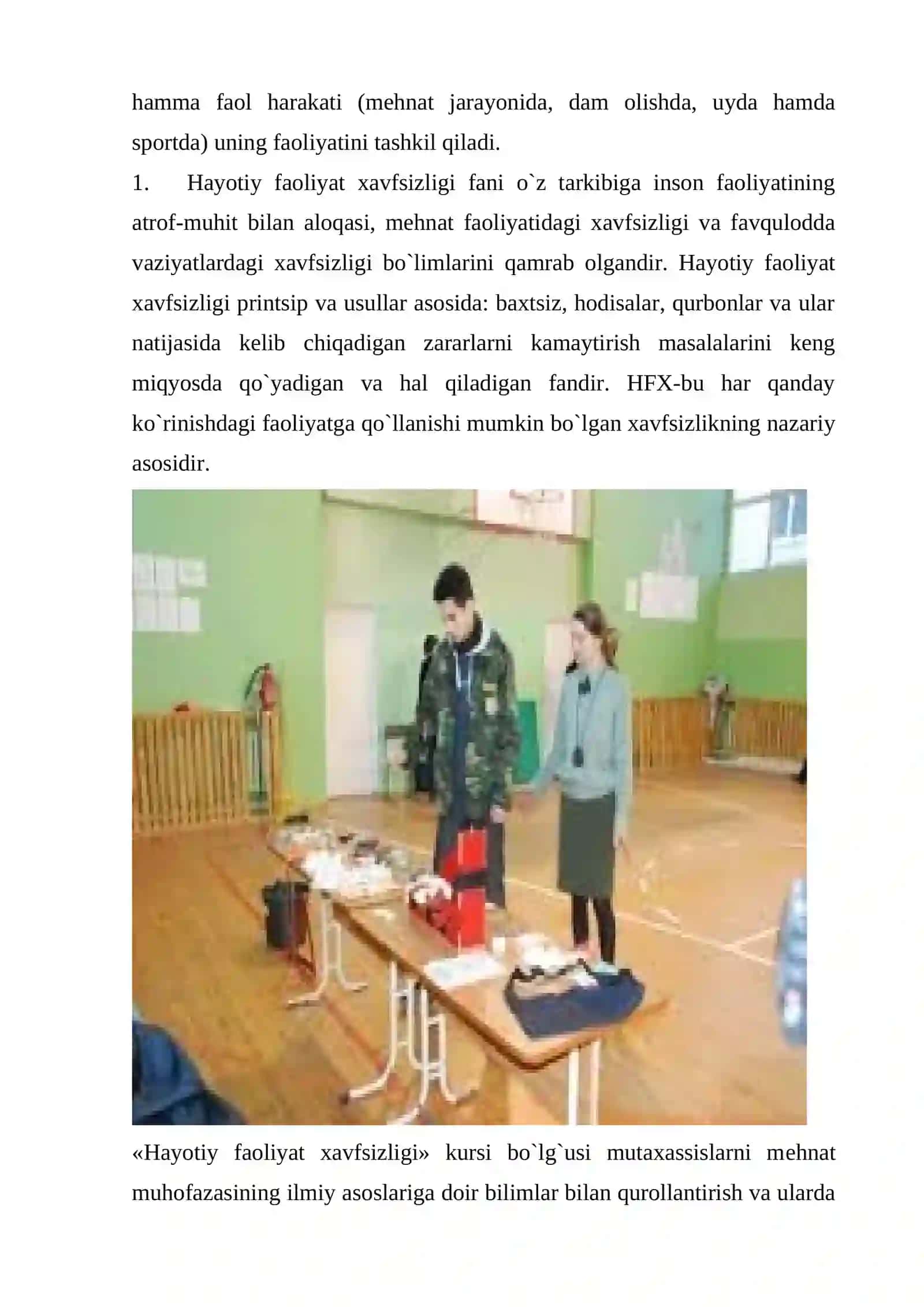 Hayotiy faoliyat xavfsizligining nazariy asoslari 3