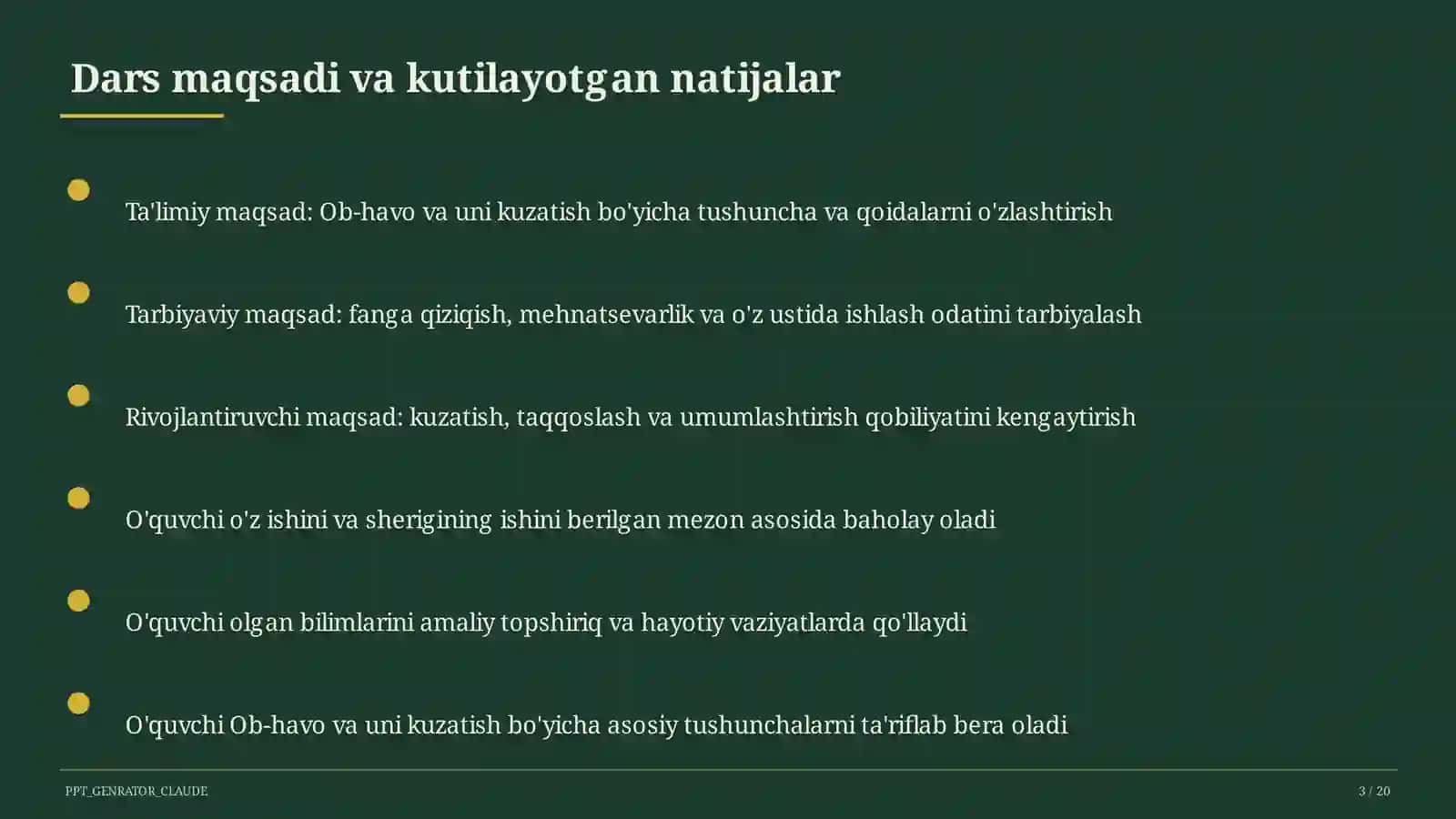 Ob-havo va uni kuzatish (2-sinf) 3