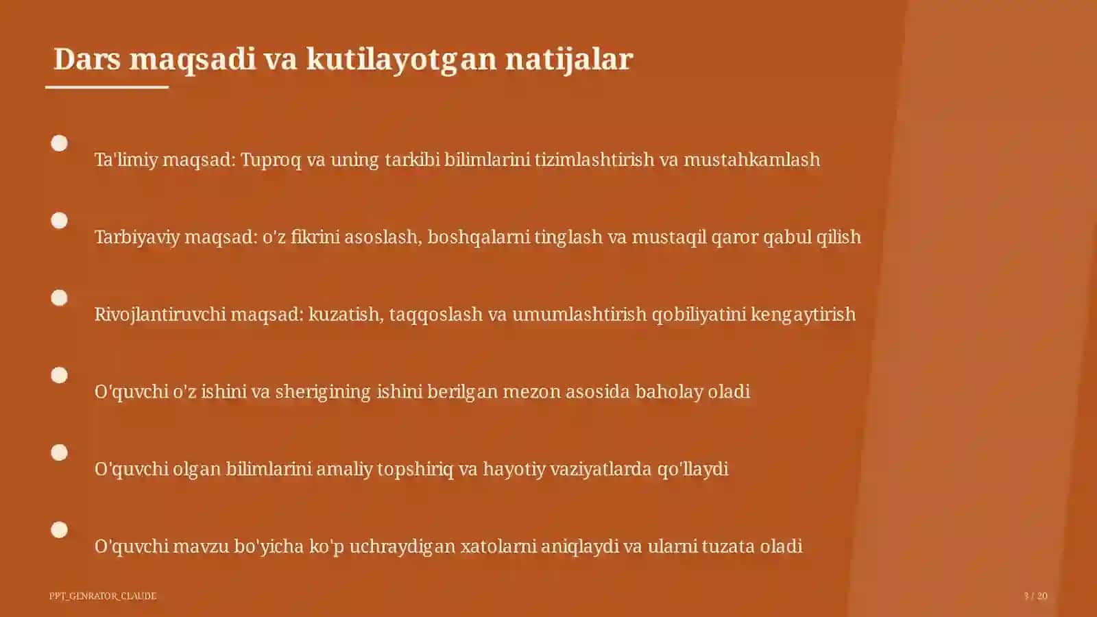 Tuproq va uning tarkibi (2-sinf) 3