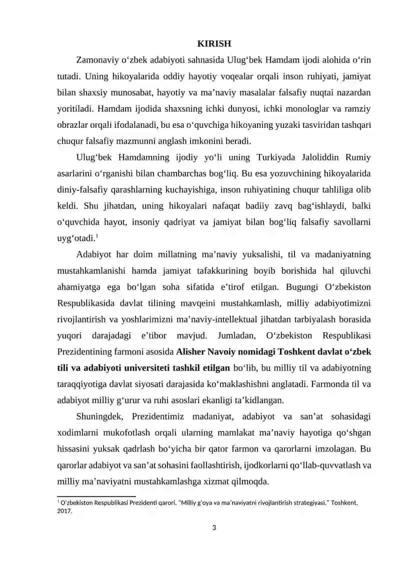 "Soʻz" hikoyasi badiiy tahlili 3