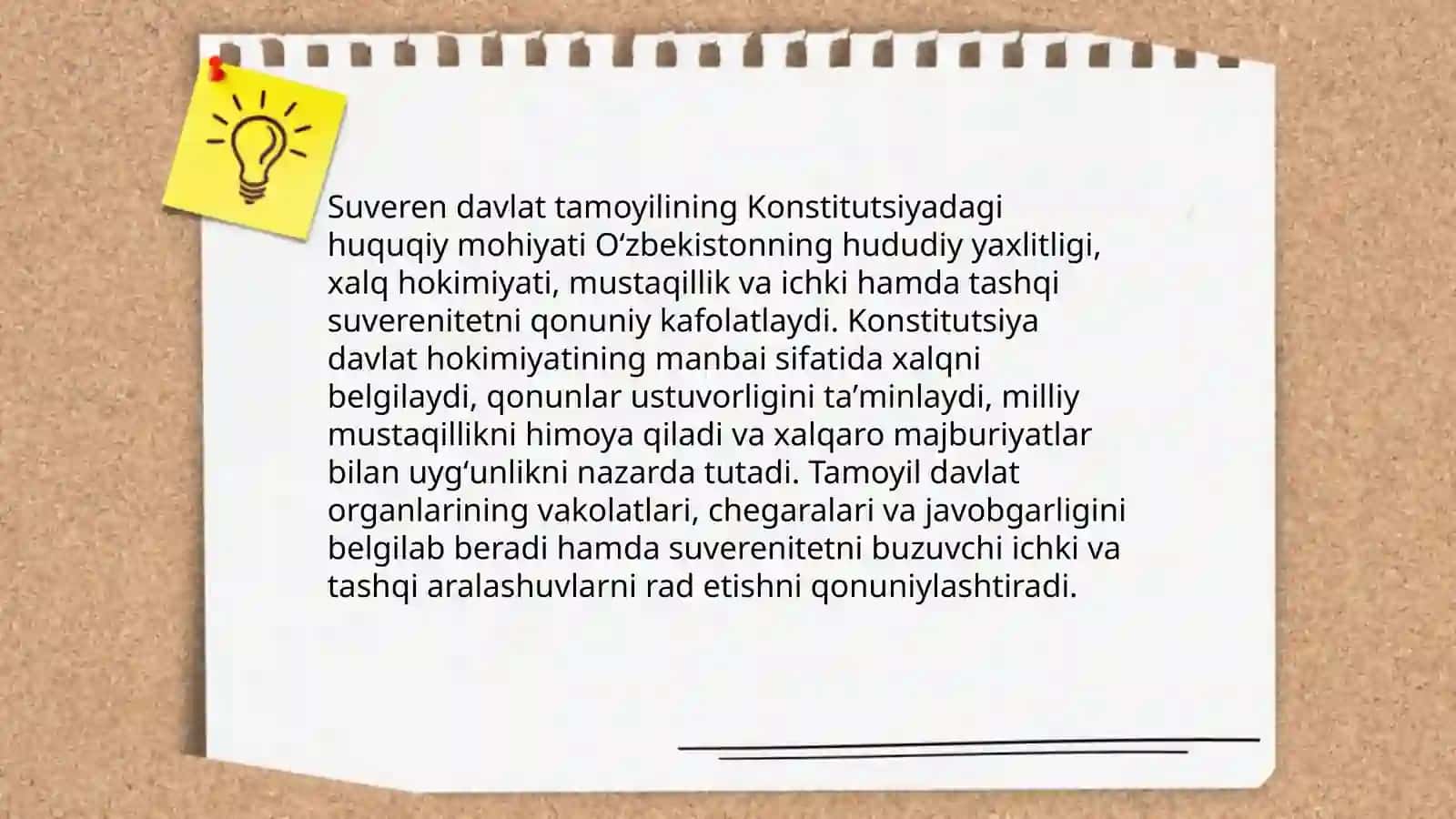 Konstitutsiyada Oʻzbekiston suveren davlatning tushunchasi 3