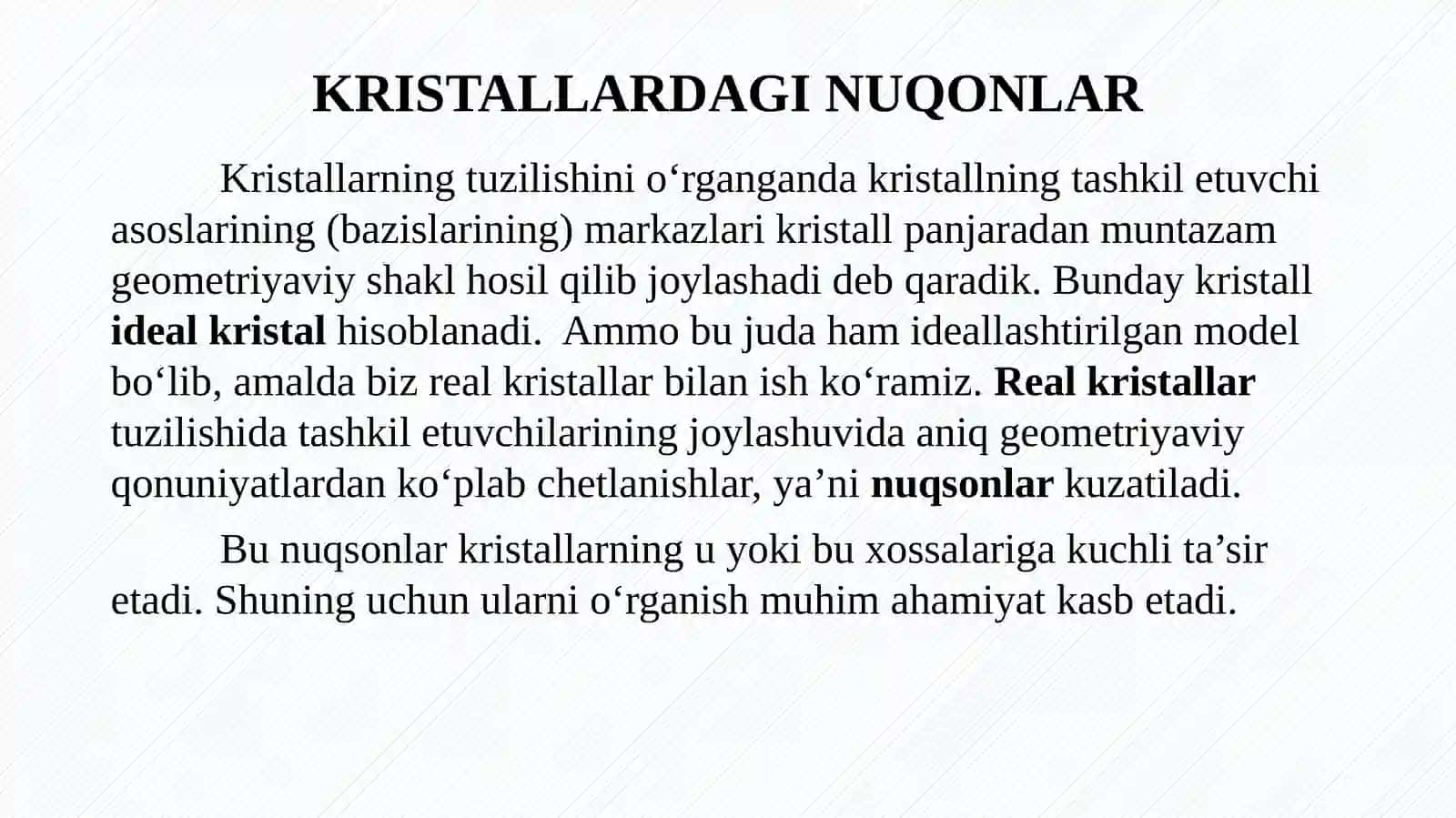 KRISTALLARDAGI NUQSONLAR 3