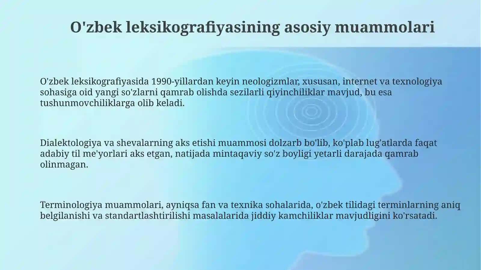 O'zbek leksikografiyasi muammolari 3