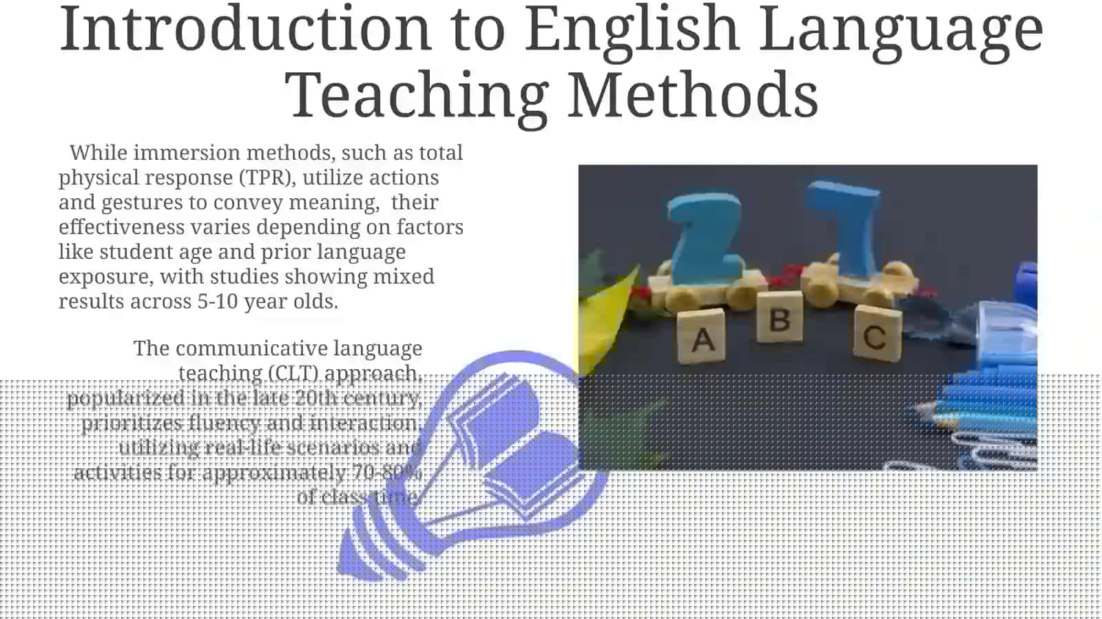 Introduction to English Language Teaching Methods 3