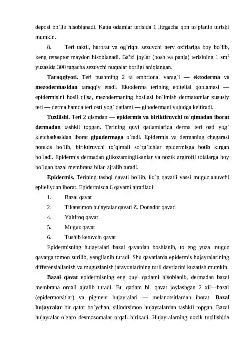 Teri va uning hosilalari 3