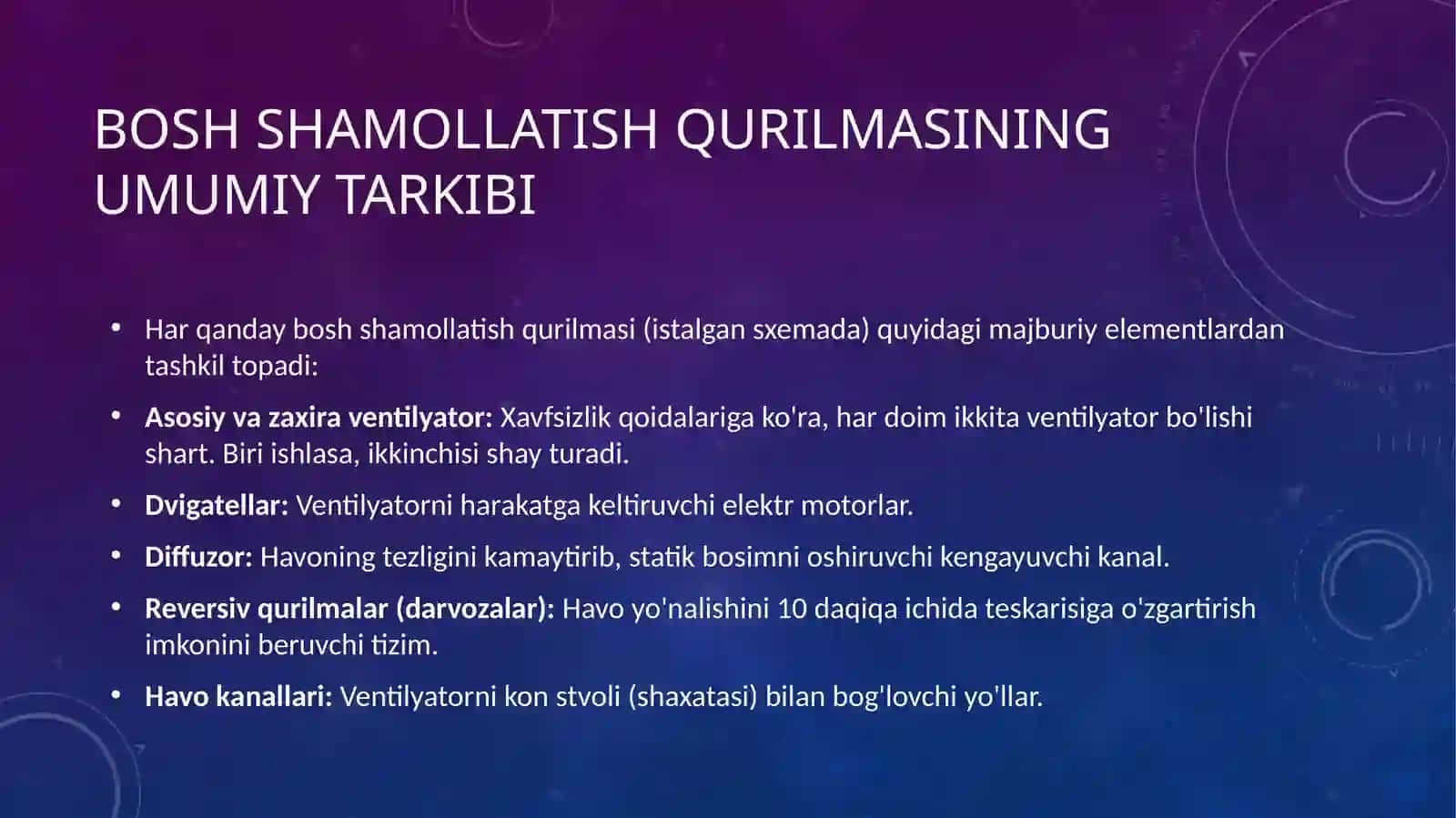 Boshshamollatishdaqollanadiganventilyatorqurulmalariningsxemalari 3