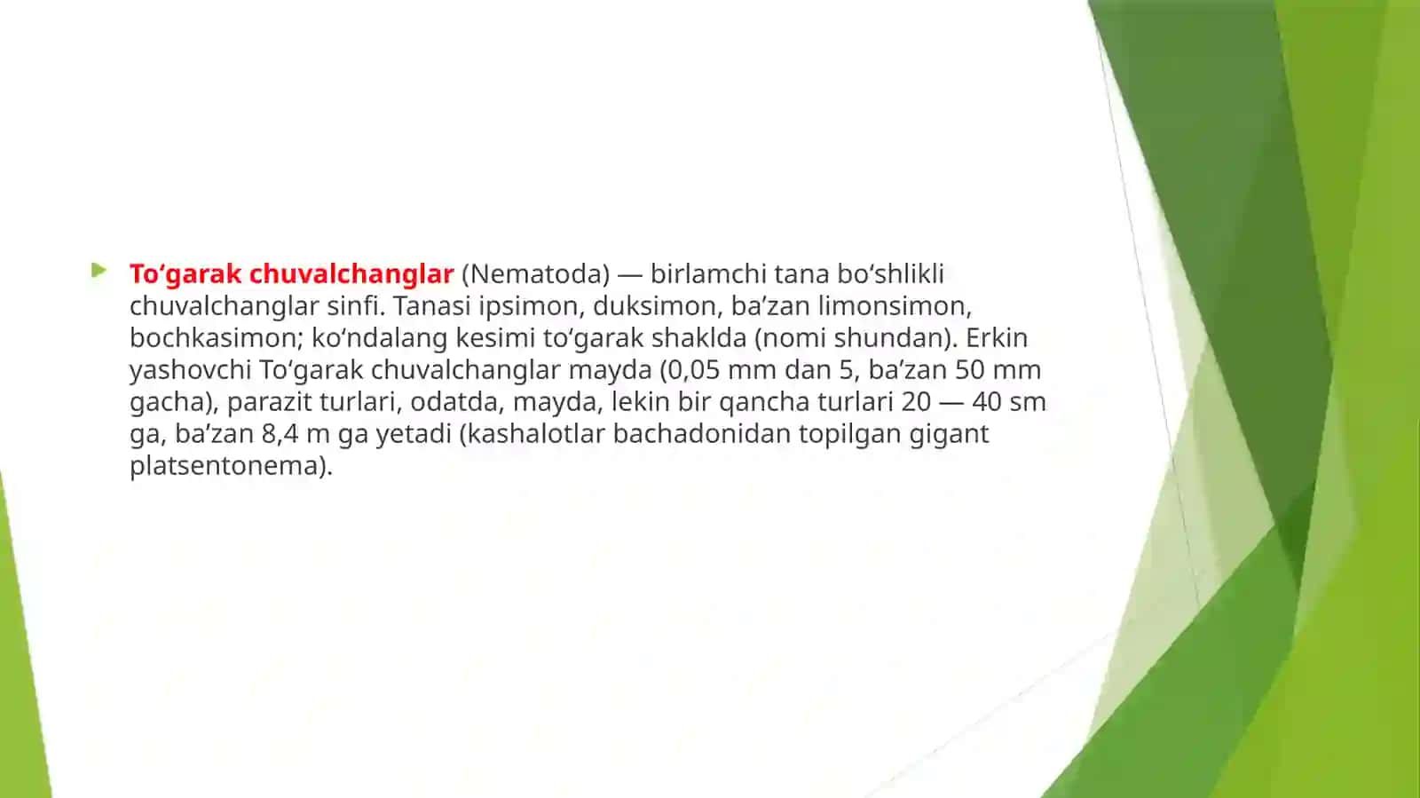 Toʻgarakchuvalchanglar 3