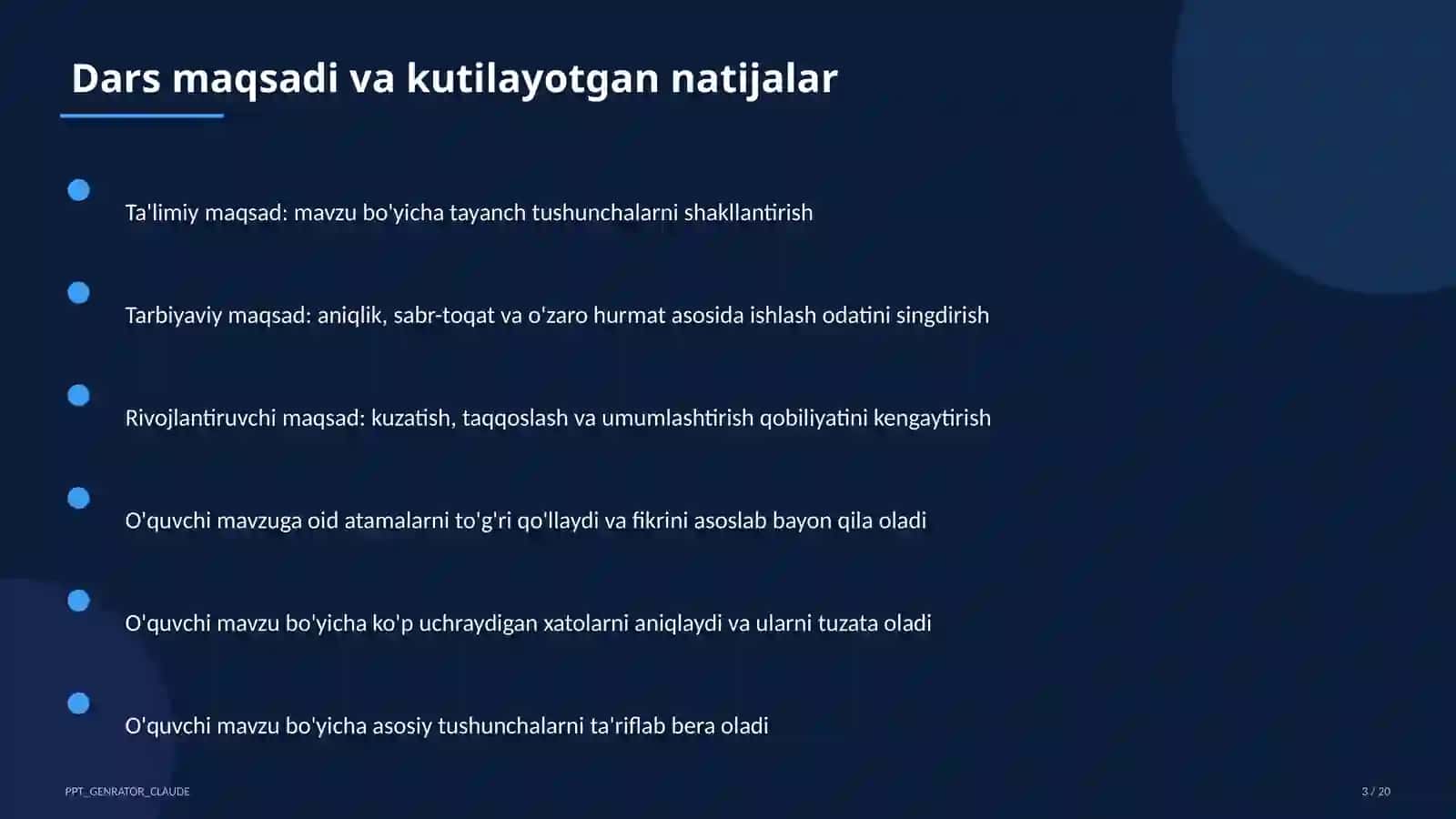 Ona tili (5–11) — metodik birlashma uchun 3