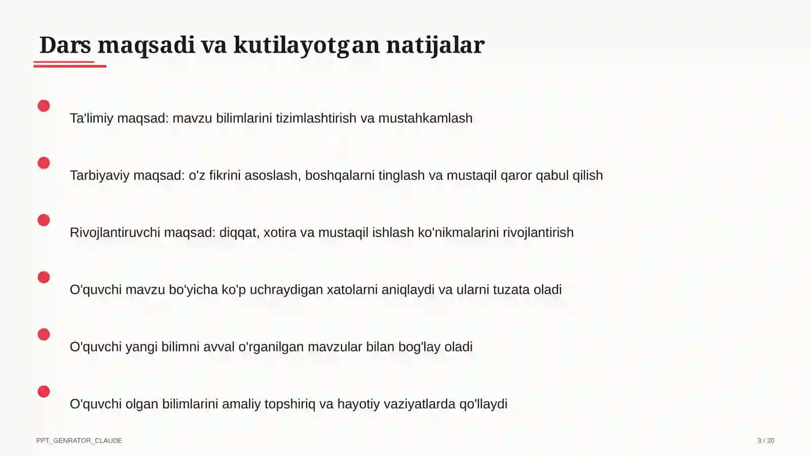 Job interview and career vocabulary (11-sinf) 3