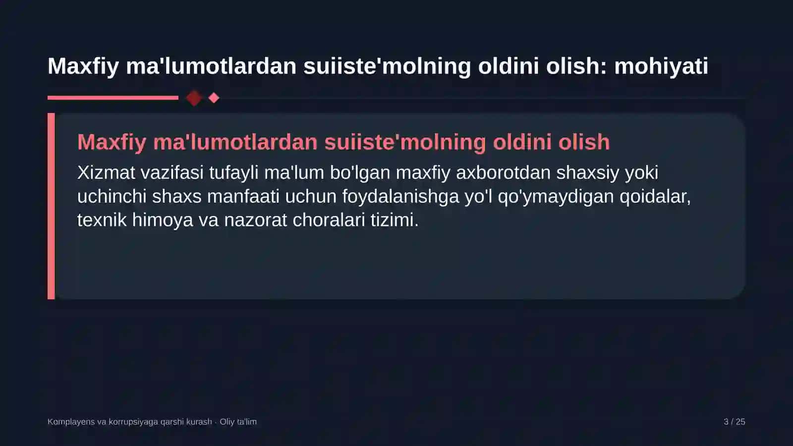 Agrokimyo xizmatida maxfiy ma'lumotlardan suiiste'mol qilishning oldini olish 3