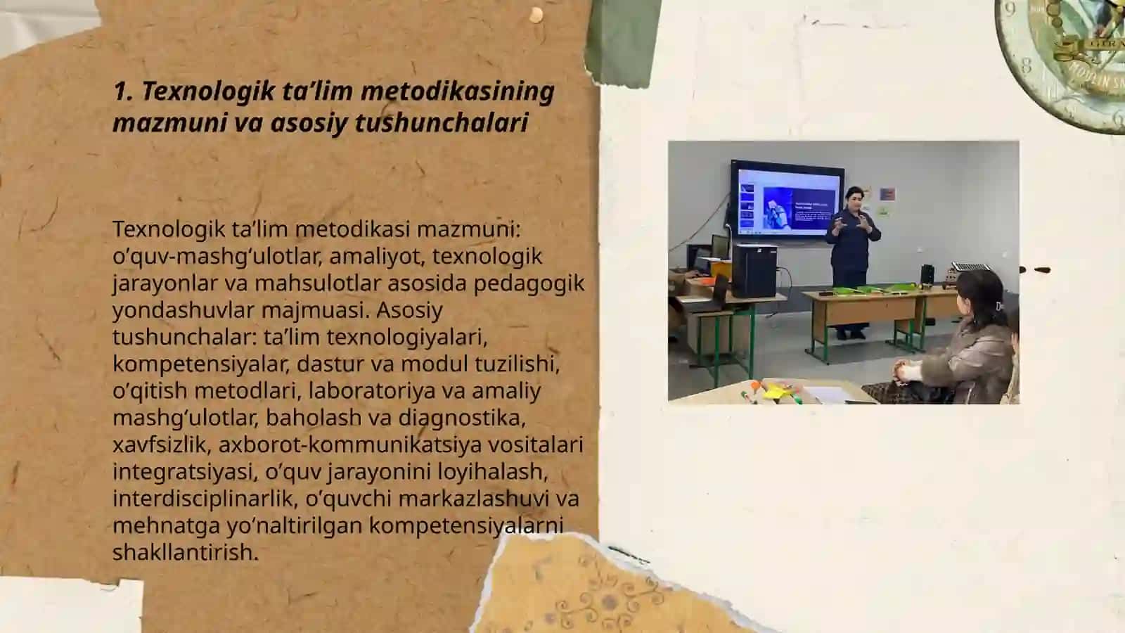 Texnologik ta’lim metodikasi fanining mazmuni maqsadi va vazifalari 3