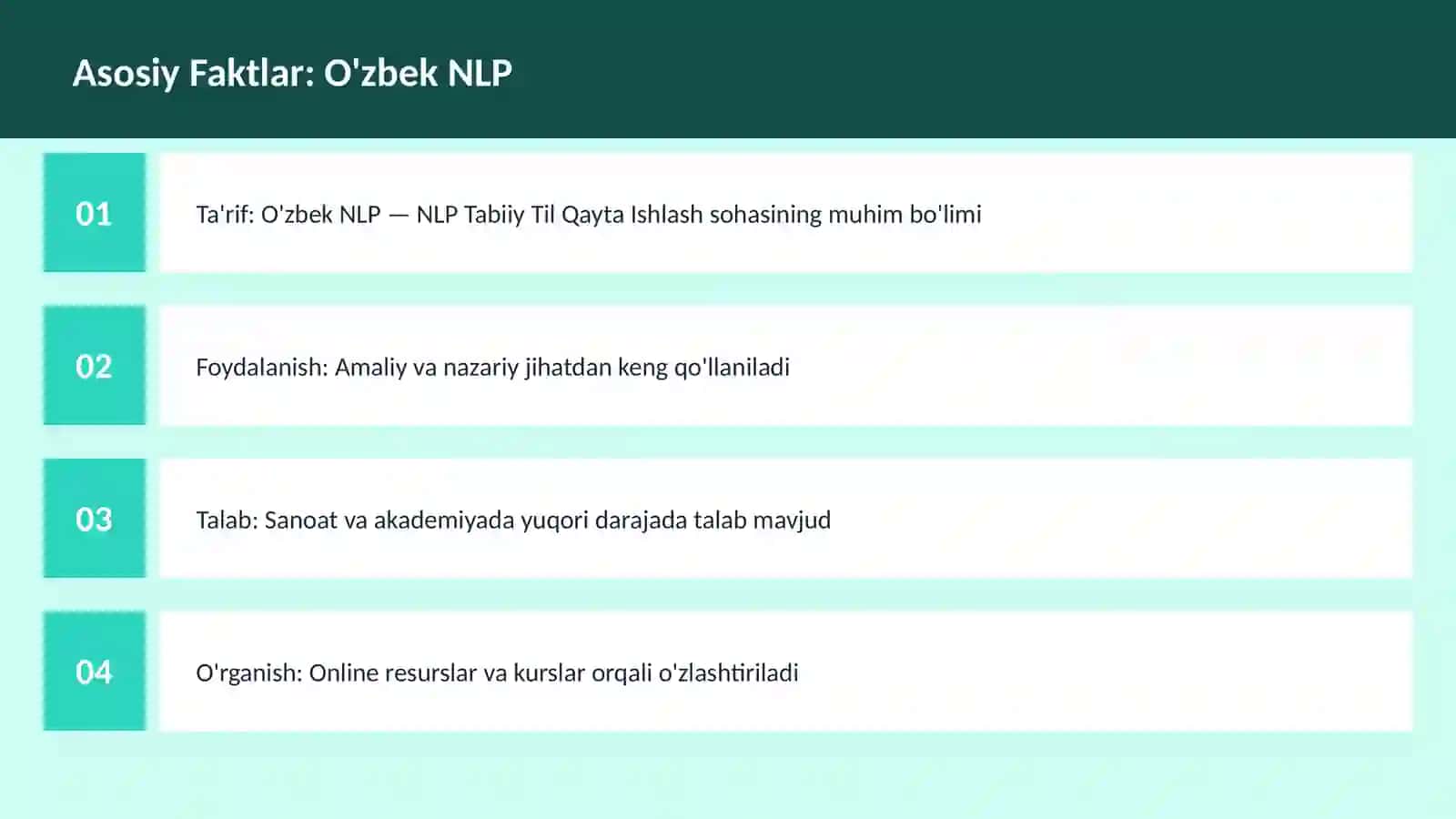 O'zbek NLP 3